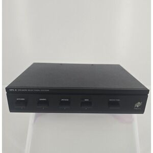 Niles SPS-4 Speaker Selection System 4-Pair Selector Switch Switcher Black